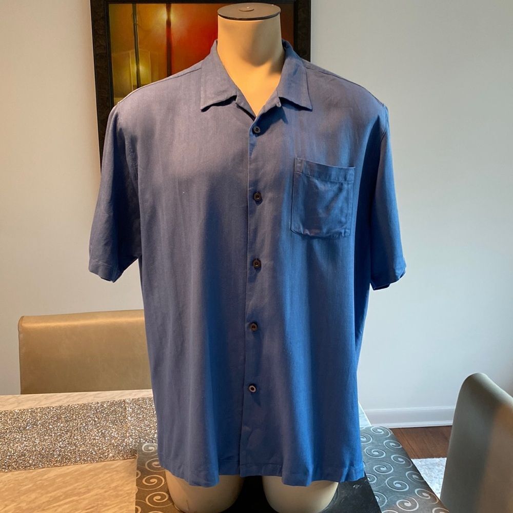 Tommy Bahama Extra Large Original Fit Short Sleeve Button Down Casual Pocket